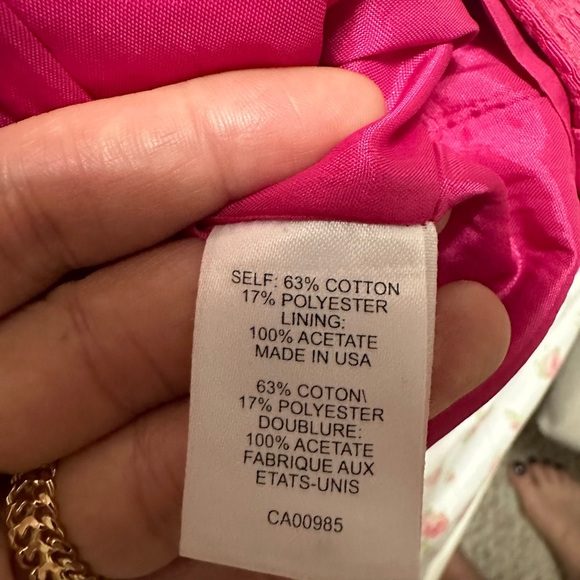 Nanette Lepore Vintage Magenta Brocade Cocktail Dress Size 2 - Picture 4 of 6